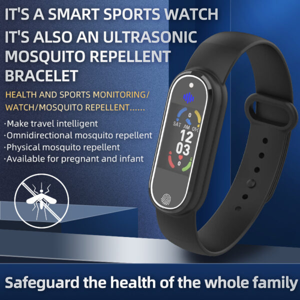 New Mosquito Repellent Bracelet Ultrasonic Insect Wristband Watch Portable Repeller Electronic Bracelet Anti Mosquito Baby Kids Adults - Image 4