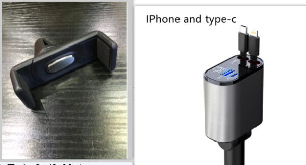 Metal Car Charger 100W Super Fast Charging Car Cigarette Lighter USB And TYPE-C Adapter - Image 9