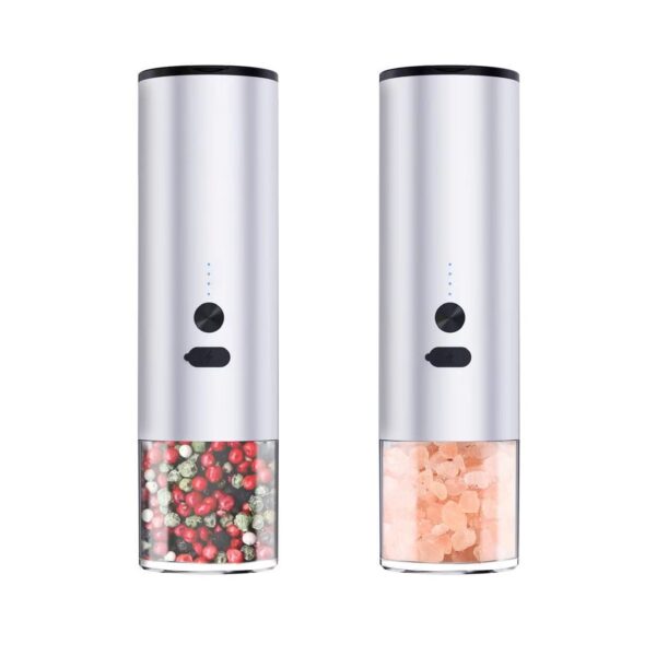 Electric Food Corn Soybean Salt And Pepper Grinder Mill Machine Rechargeable Electric Pepper And Salt Grinder Set With LED Kitchen Gadgets - Image 7